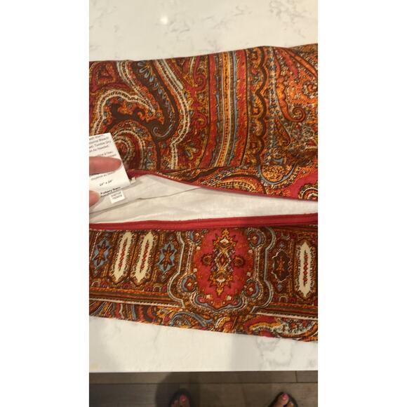 Pottery Barn Carrie pillow shams x2 paisley classic standard regency classic - Picture 5 of 8